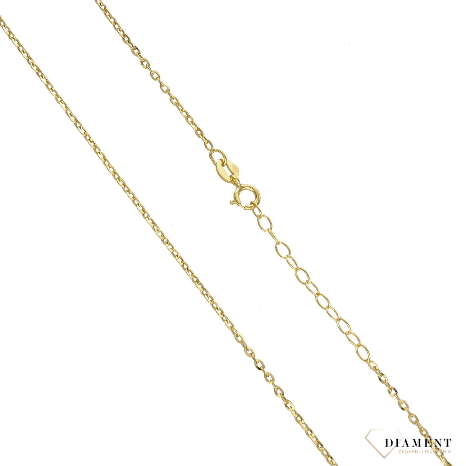 Złoty łańcuszek złoto 333 o splocie Ankier DIA-LAN-4531-333 1mm (1).jpg